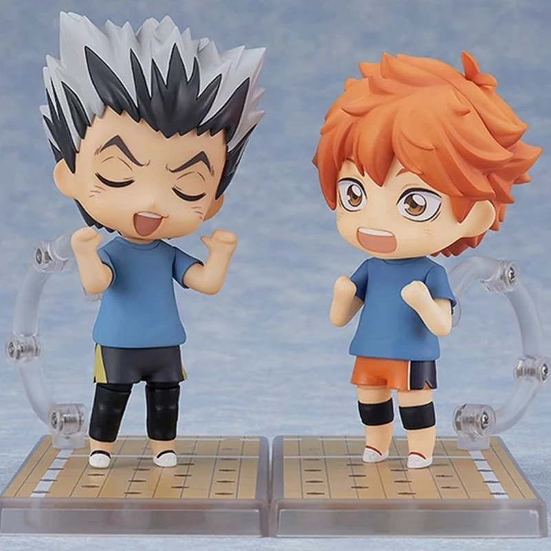 10Cm Anime Haikyuu!! Beeldje Gk 2035 Kotaro Bokuto 2034 Shoyo Hinata Actiefiguren Hinata Shoyo Pvc Model Speelgoed Verjaardagscadeaus