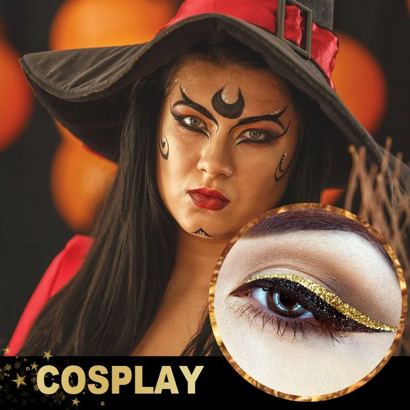 Falsche Wimpern Wiederverwendbarer Lidschatten Wimpernpflaster Wiederverwendbare Wimpern Bequeme Make-up-Aufkleber für den täglichen Gebrauch Cosplay Day To