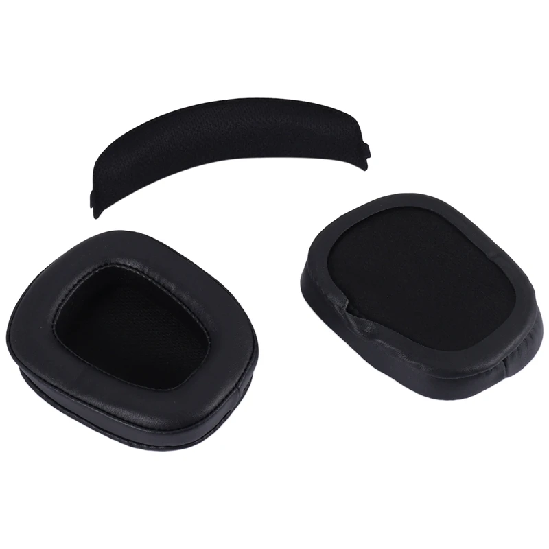1 paar Schaum Ohr Pads Kissen Leder Polsterset für Logitech G933 G935 G633 / G 933 G 935 G 633 artemis Kopfhörer