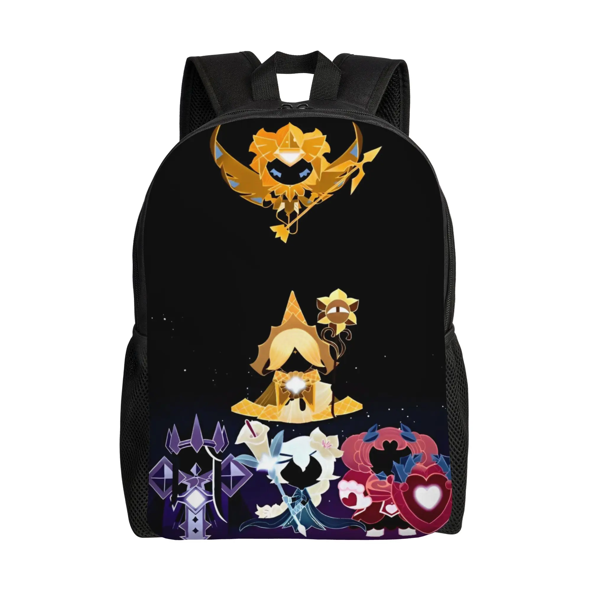 

Cookie Run Kingdom Cool Backpack Sports Student Business Daypack for Men Women College Canvas Bags