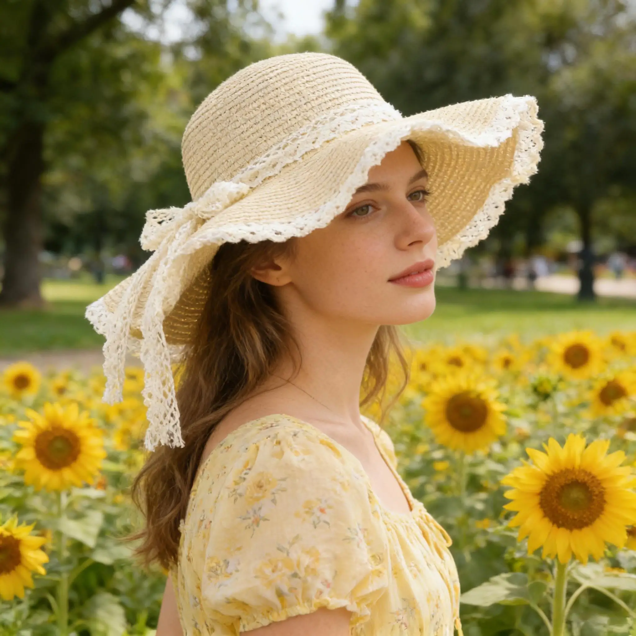 Womens Sun Hat Flop…
