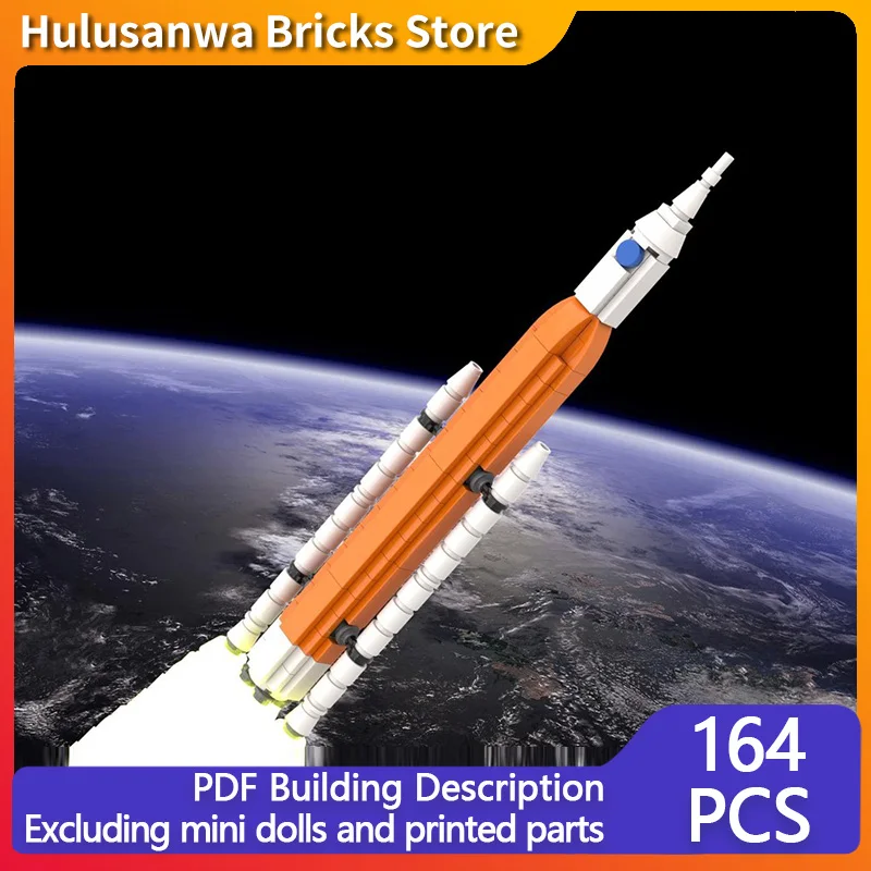 

Space Launch Vehicle Model MOC Building Bricks War Equipment Modular Technology Gifts Holiday Assemble Children Toys Suit