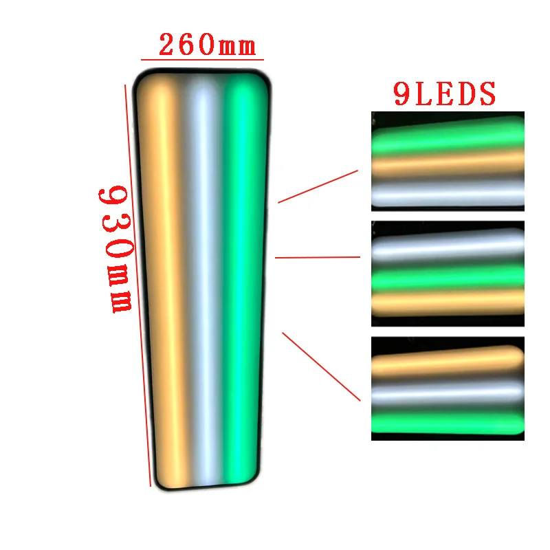 Stainless Steel PDR Light Dent Lamp  Dent Repair Tool Kit Line Border With Adjustable Stand Car Dent Repair Tools