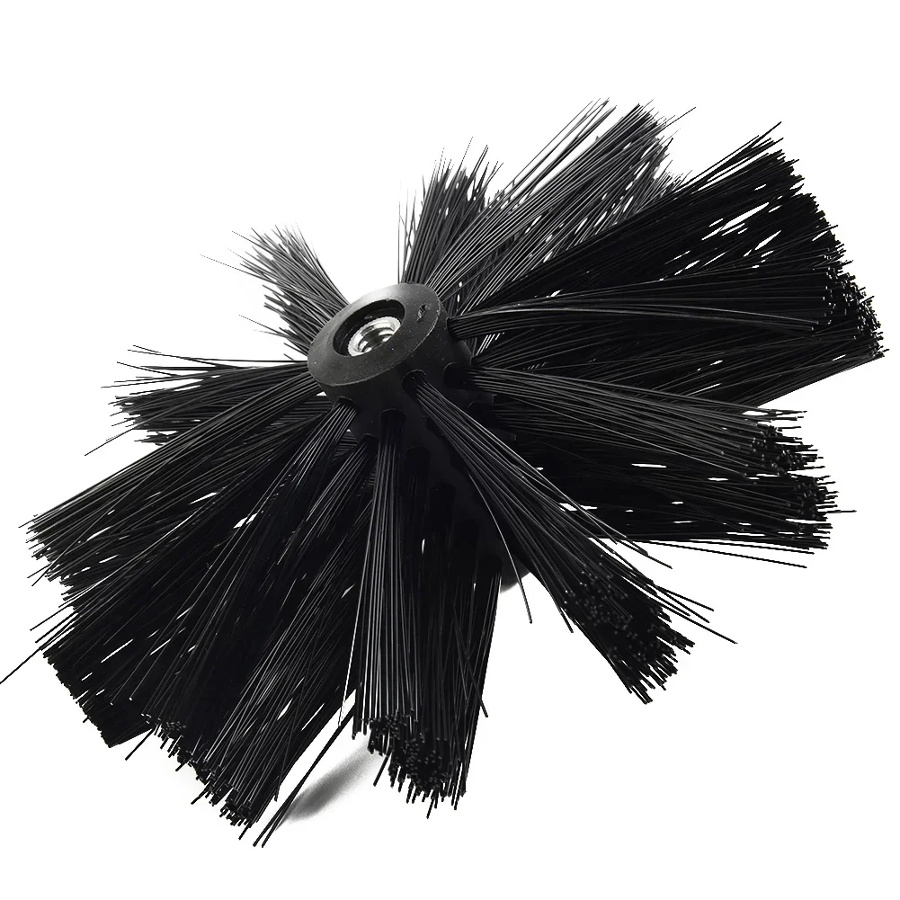 1PCS Nylon Chimney Brush with M8 Thread 100/150mm for Cleaning Dryer Duct And Chimney Pipe Home Improvement Accessory