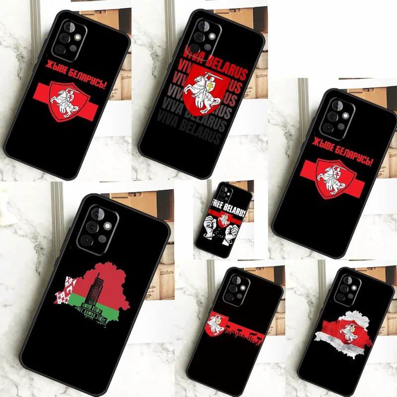 Belarus Flag Case For Samsung Galaxy A15 A25 A35 A55 A51 A71 A12 A32 A52 A13 A33 A53 A14 A34 A54 Cover