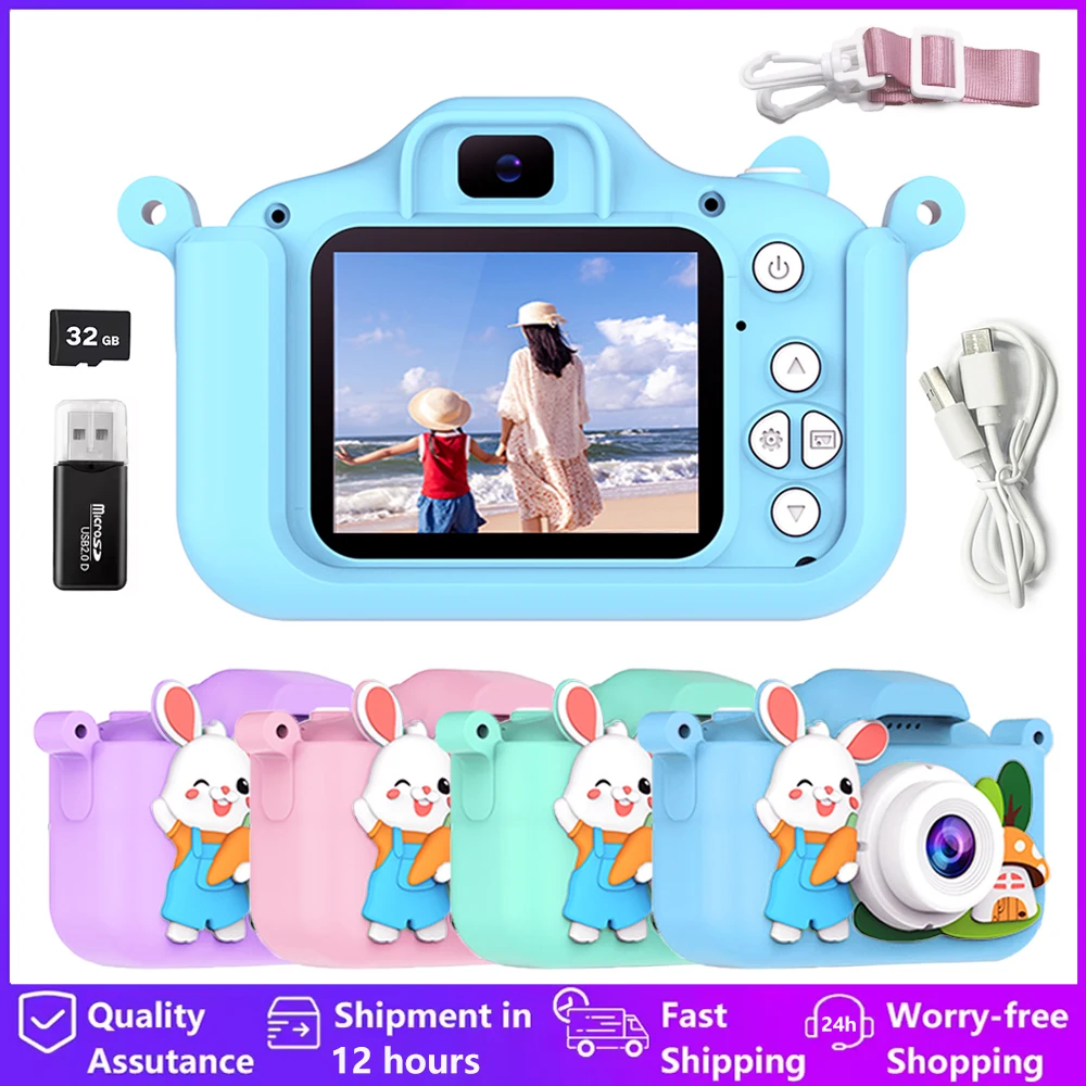 Kids Toys Top View - Kamera dla dzieci 1080P HD cyfrowa