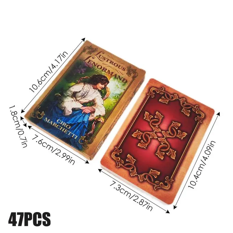 Tarot Cards Lustrous Lenormand Tarot Oracle Psychological Deck Prophecys Divination Cards For Board Game