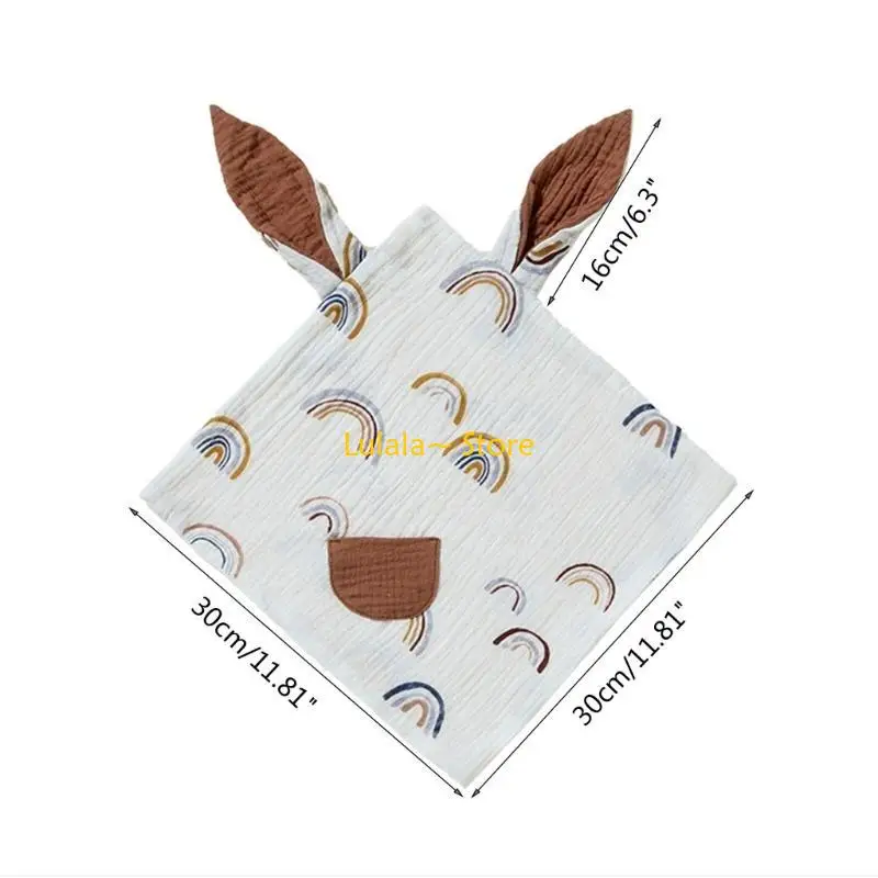 Y4QA متعدد نمط القطن الطفل المعزي بطانية بطانية أمان من الموسلين طفل محبوب صبي فتاة لينة الطفل هدية خفيفة الوزن المرايل- #6