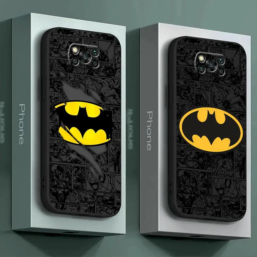 B-Batman Hero Logo Phone Case for Poco F1 F3 F4GT F5Pro X3 NFC Pro X4Pro5G X4GT X5 Pro5G M3 Pro 5G M4 Pro 5G M5s C40 C50 C51 C61