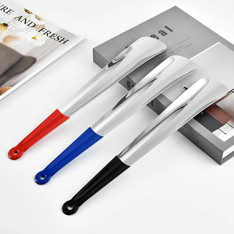 1Pcs 30cm Stainless Steel Shoe Horns Long Handle Home Professional Shoehorn Metal Shoe Extractor Shoe Remover Lifter Pull Tools