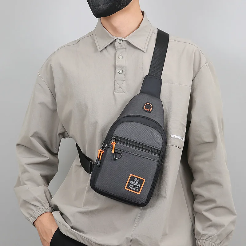 Men's Women Shoulder Bag, Large Capacity Fashionable Small Shoulder Bag, Outdoor Sports and Leisure Multifunctional Chest Bag