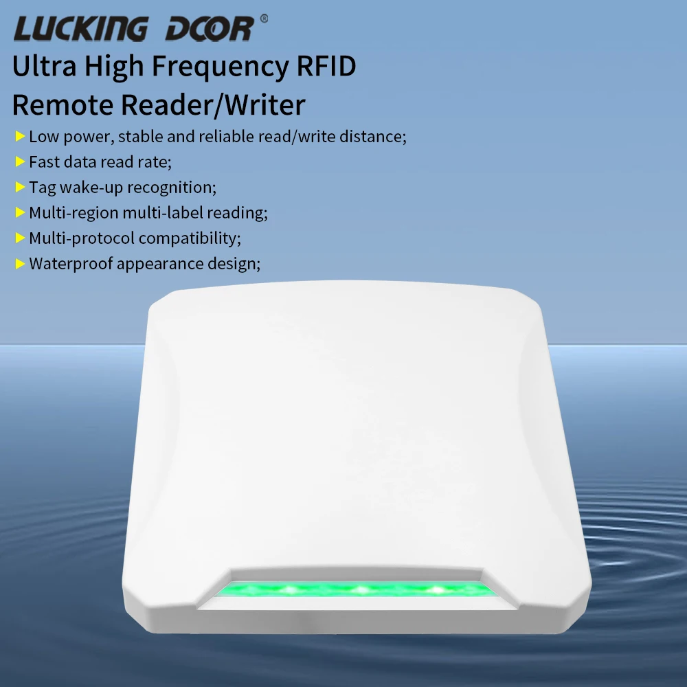 6‑20M Long Distance UHF RFID Reader 860‑960MHz Anti‑Collision Multi‑Tags Reading Support EPC C1G2 ISO18000‑6C for Access Control