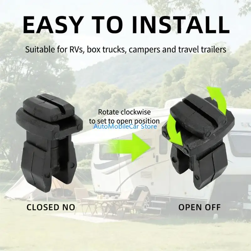 G8TE 4 Pieces Reliable Travel Fridge Vent Retainers For Safe And Comfortable Trips