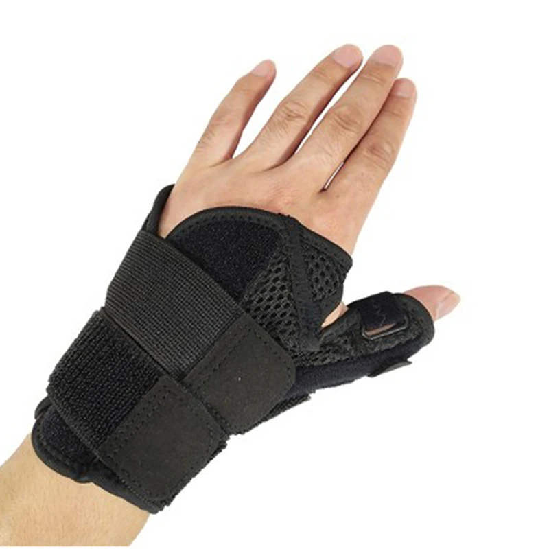 Fitness Thumb Wrist Brace Wraps Carpal Tunnel Arthritis Tendonitis Sprain Wrist Support Bandage Gym Home Sports Hand Protector