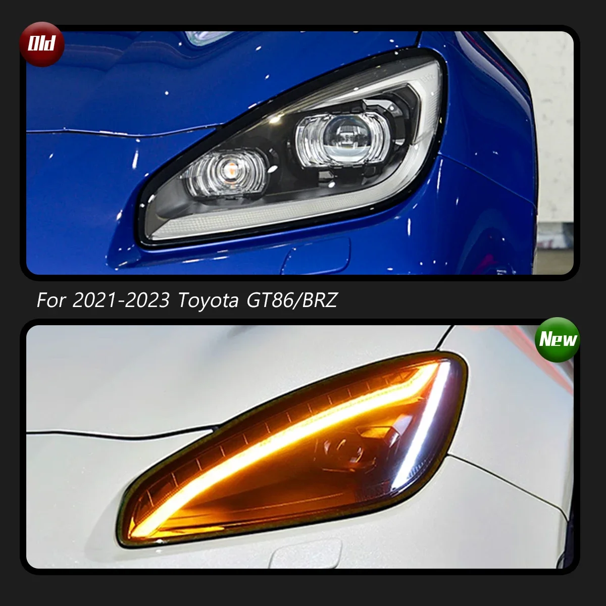 

Автомобильные фары TYPY для Toyota GT86/BRZ, фара 2021-2023, светодиодный проектор, дневные ходовые огни, автомобильные аксессуары