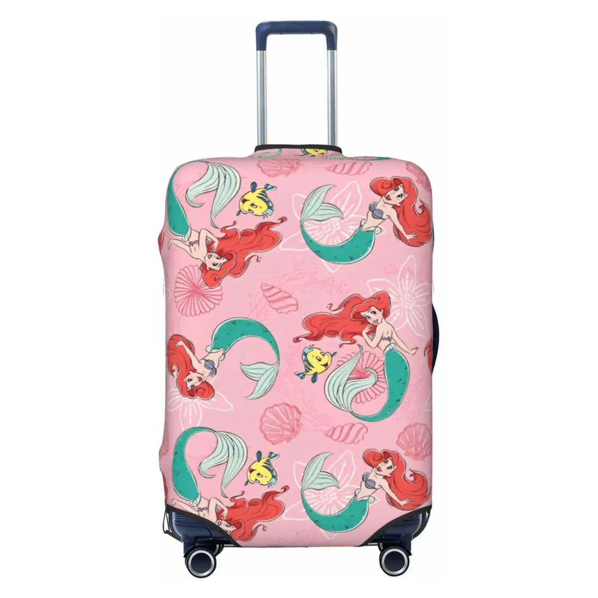 

Cute Cartoon Princess Printed Suitcase Cover Flight Travel Elastic Luggage Supplies Protector