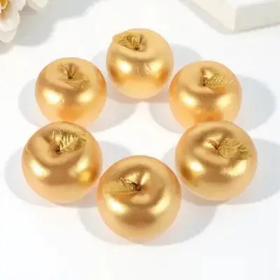 

6pcs Artificial Fake Fruit For Decoration Lifelike Mini Display Kitchen Decor Simulation Food Faux Fruit