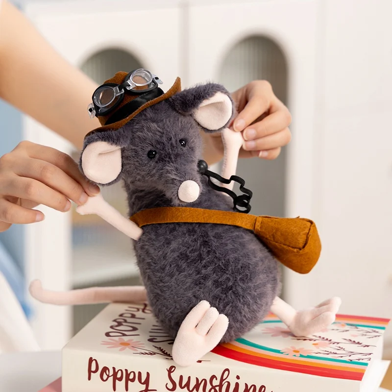 

Лидер продаж, новинка 2025 года, JellyCat, вкусная грустная мышь, вкусная плюшевая кукла с мышью Lachlan, рождественский подарок, успокаивающая кукла для друзей