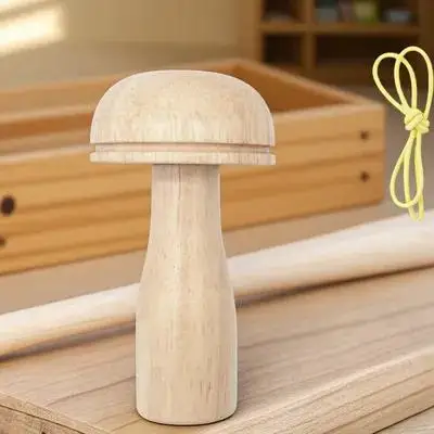 

1Set Wooden Darning Tool Premium Rust Free Mushroom Shaped Sewing Repair Patching DIY Knitted Clothing Trouser Sock Fix