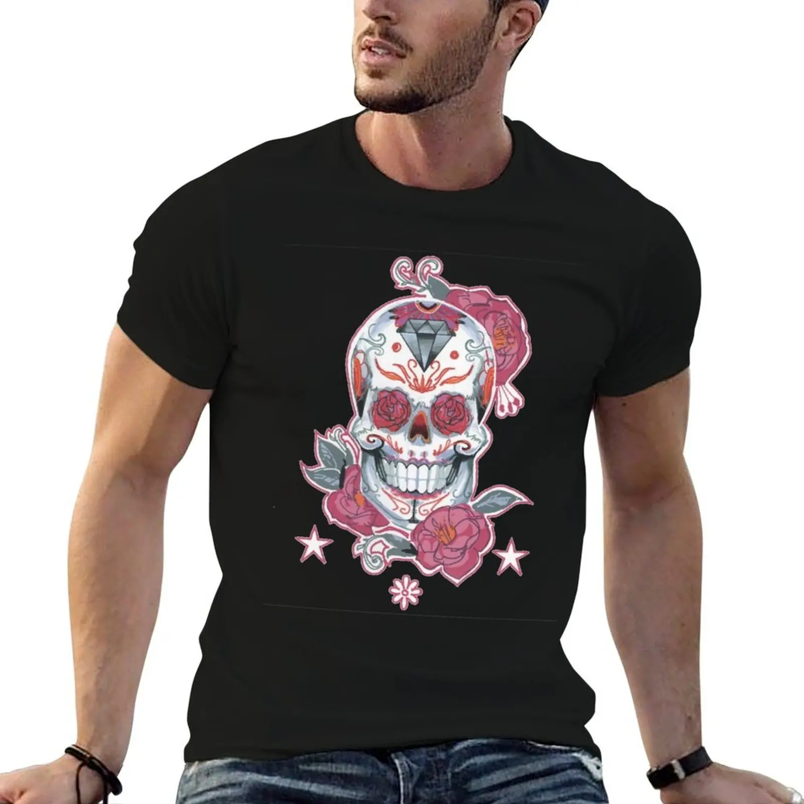 Life is Strange Skull T-Shirt luxury t-shirt graphic t shirt vintage mens graphic t-shirts big and tall
