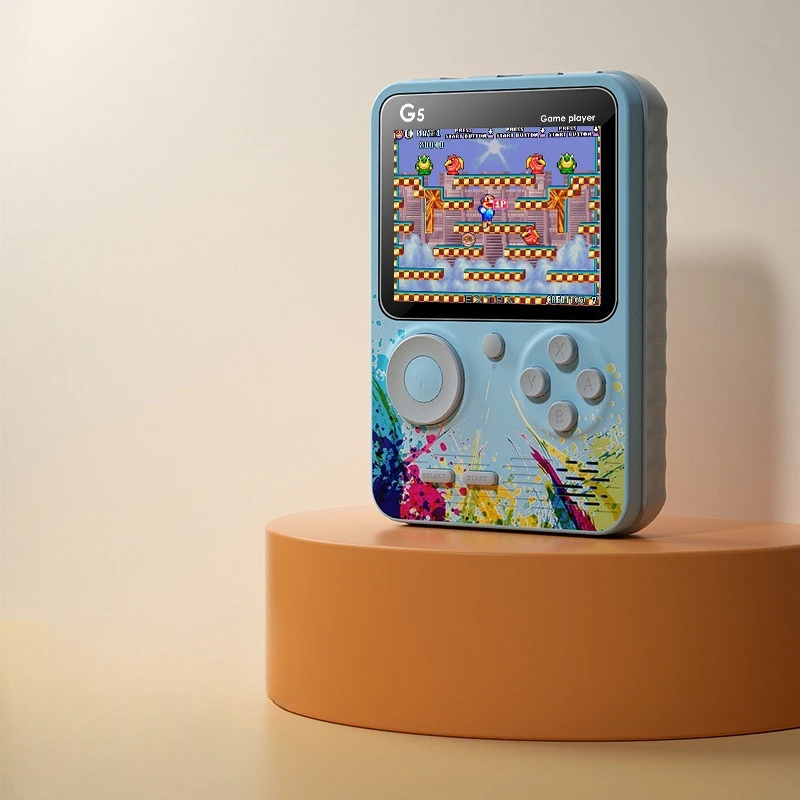 Новая портативная игровая консоль с двойным телевизором, портативная контр FC, большой экран, классическая ностальгическая ручка, портативная G5