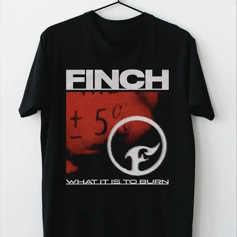 تي شيرت Finch What It To Burn 2002 2023 أسود بجميع المقاسات AR708