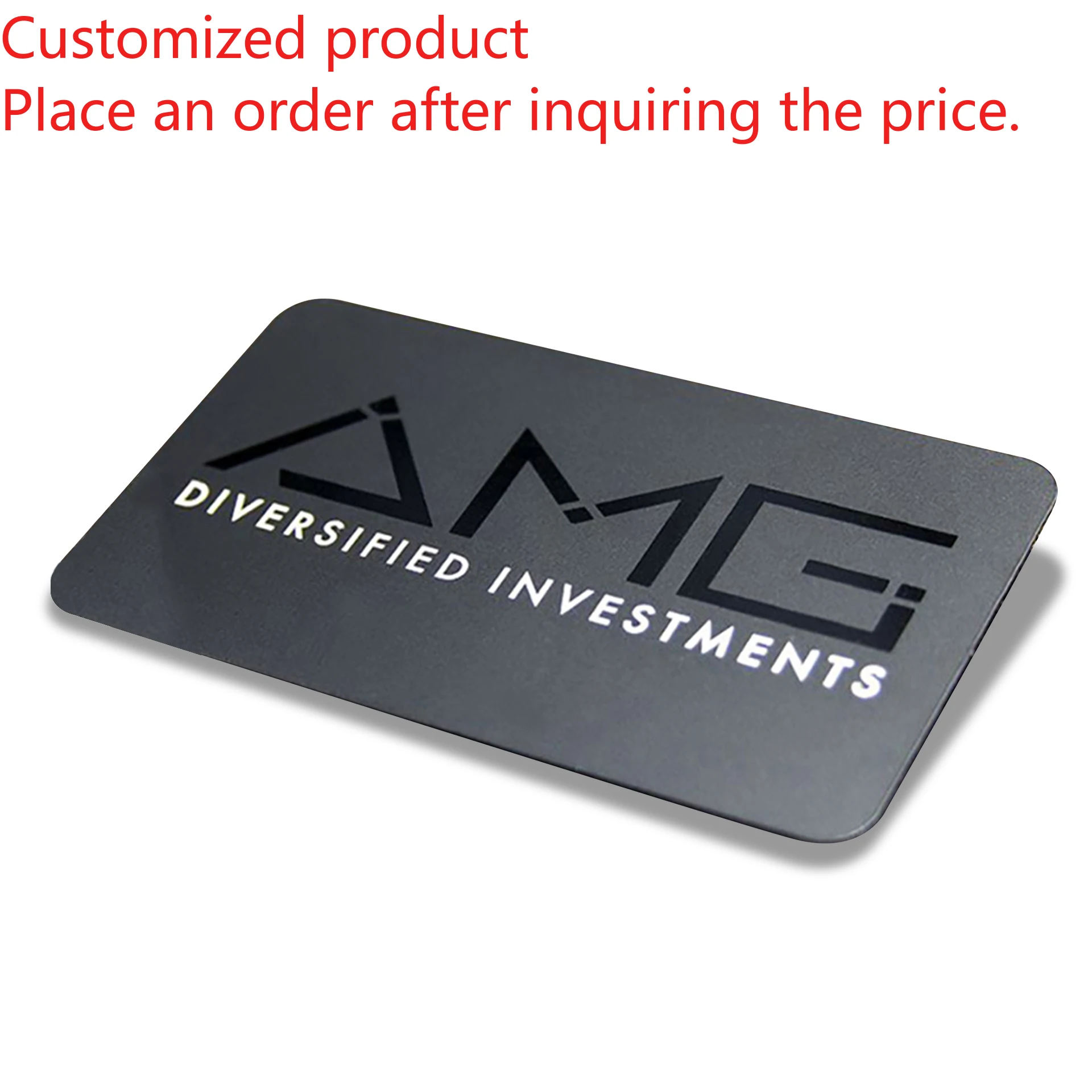 Prodotto personalizzato Incisione laser Adssozzo personalizzato personalizzato Chip Ntag216 Oro Nero Contatto Rfid Blank Nfc Metal Business