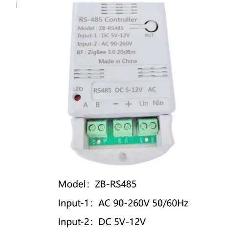 RS485 to Zigbee 3.0 Gateway Modbus RTU to MQTT Converter for Z2M Third Party Controller