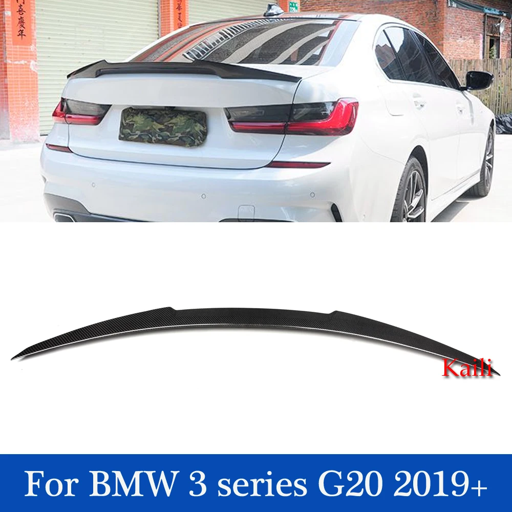 

Real Carbon Rear Trunk Spoiler Tail Wing For BMW 3 Series G20 2019-IN M4 Style Spoilers