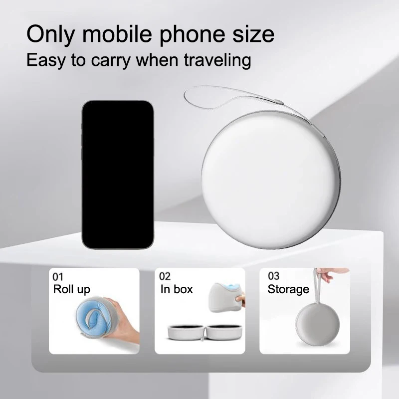 1Pc/Set Travel Memory Cotton U-shaped Pillow - Soft Washable Portable Neck Support for Airplane Spine Care & Travel Rest