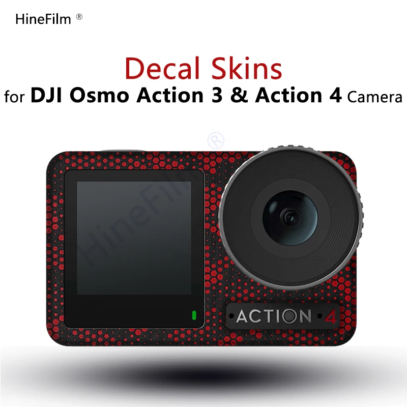 

Osmo Action 3 / 4 _ наклейка на кожу для защиты DJI Osmo Action 3 Camera Wrap Cover Action 4 Sticker Film