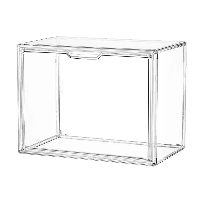 Extra Large Acrylic Storage Box Dustproof Display Case for Dolls Figurines Handbags Organizer Cabinet Toy Storage Solution