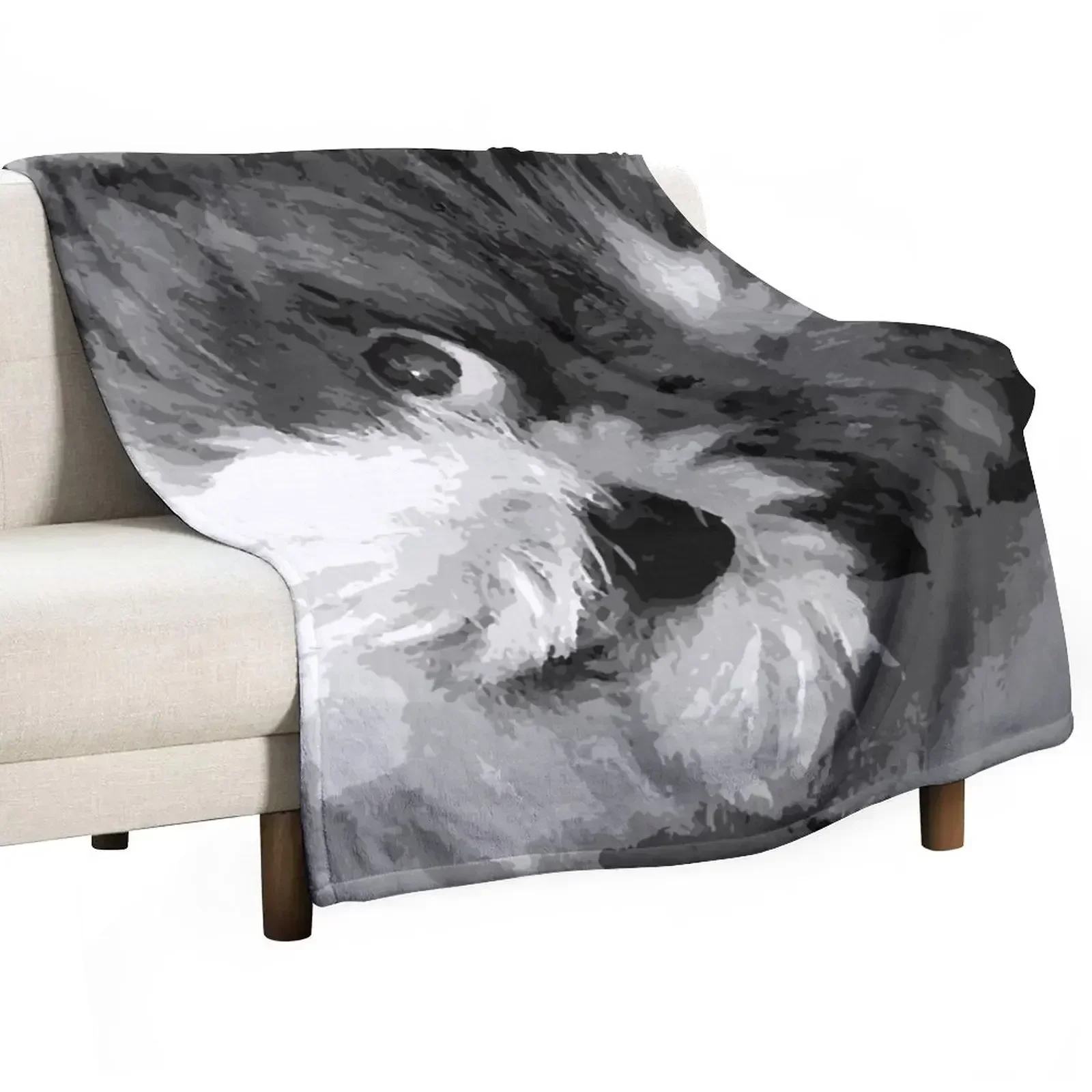 

Say What Cute Shih Tzu dog art Throw Blanket Decorative Sofa Luxury Large Blankets