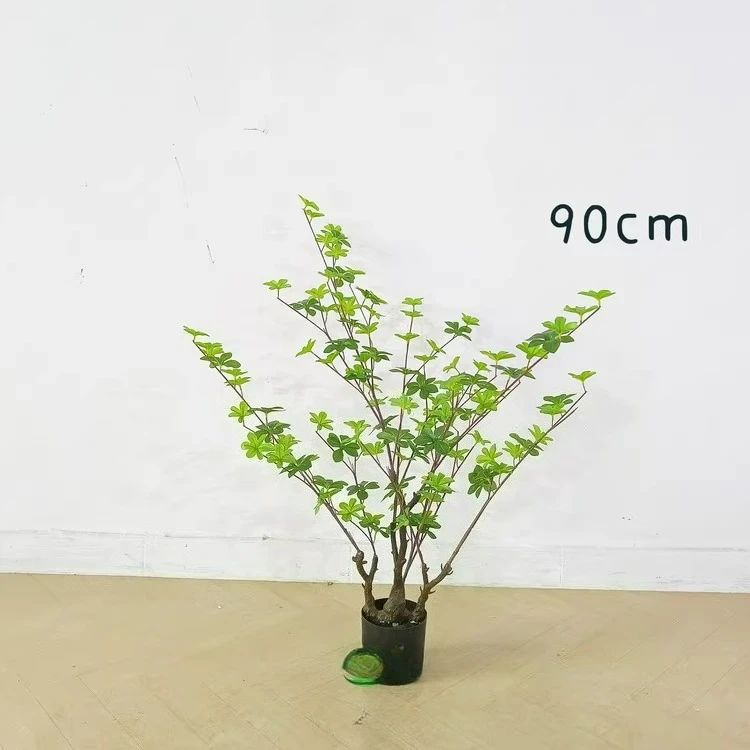 Customizable simulation large green hanging bell tree indoor and outdoor