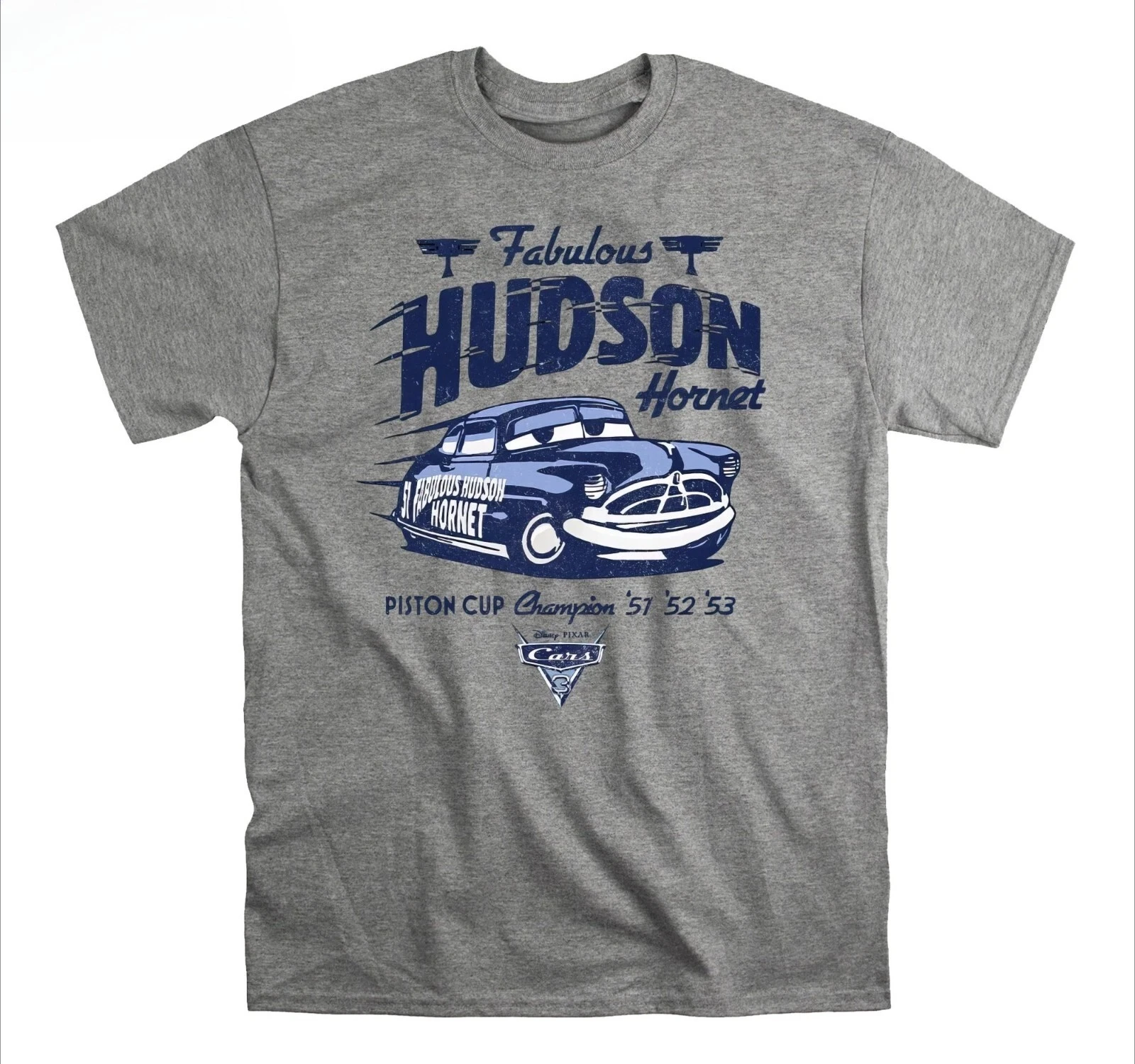 2025 ديزني بيكسار سيارات رائع هدسون الدبور Sh هوديي تي شيرتات قصيرة الاكمام الرجال النساء للجنسين AC113 القطن الخالص فضفاض تي شيرت #2