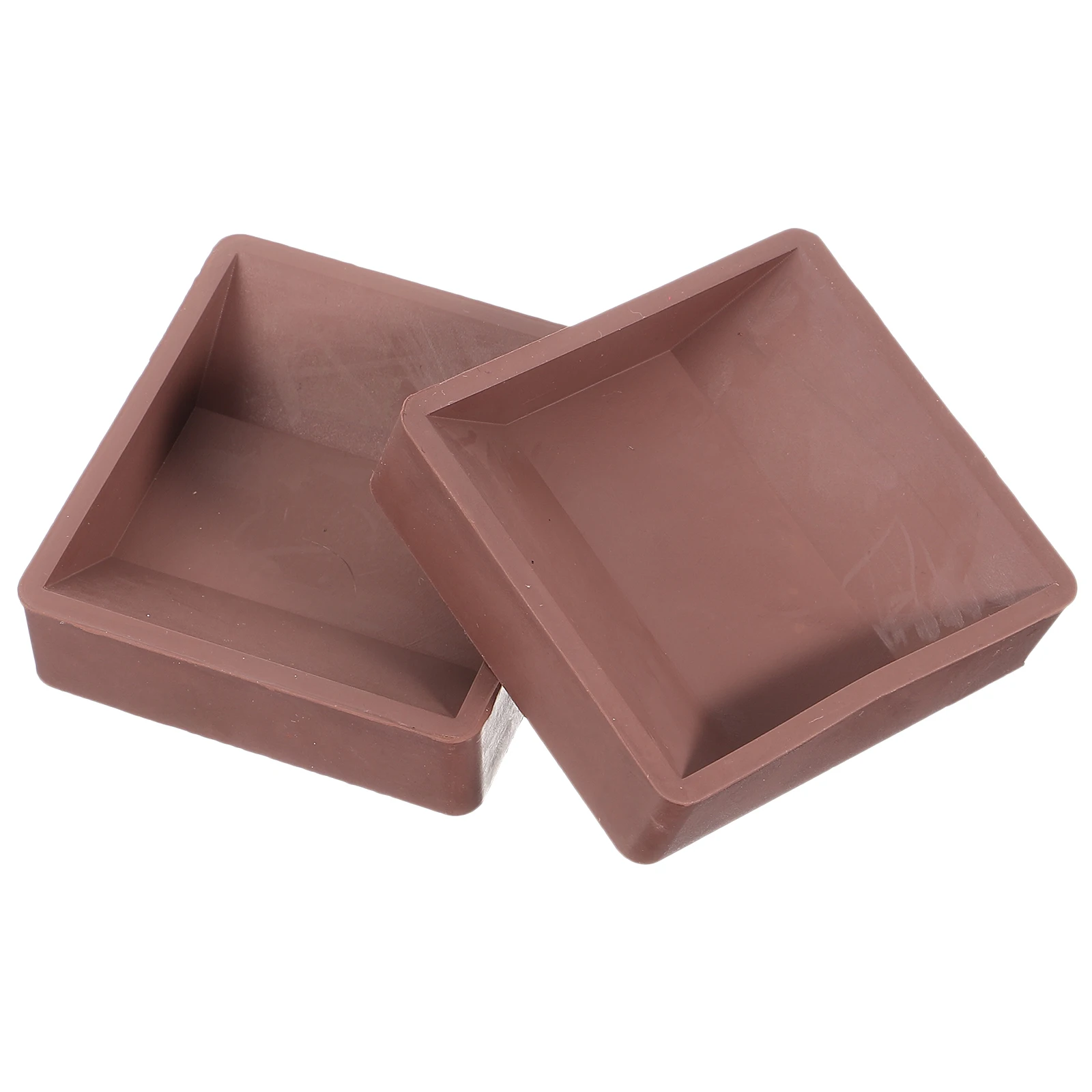 2 pcs Caster Cups Rubber Material Scratch Resistant Furniture Wheel Stoppers Bed Chair Desk Table Sofa Dresser Anti