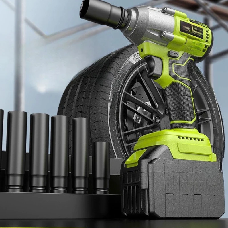 

Electric wrench large torque brushless impact air cannon multi-function conversion head auto repair