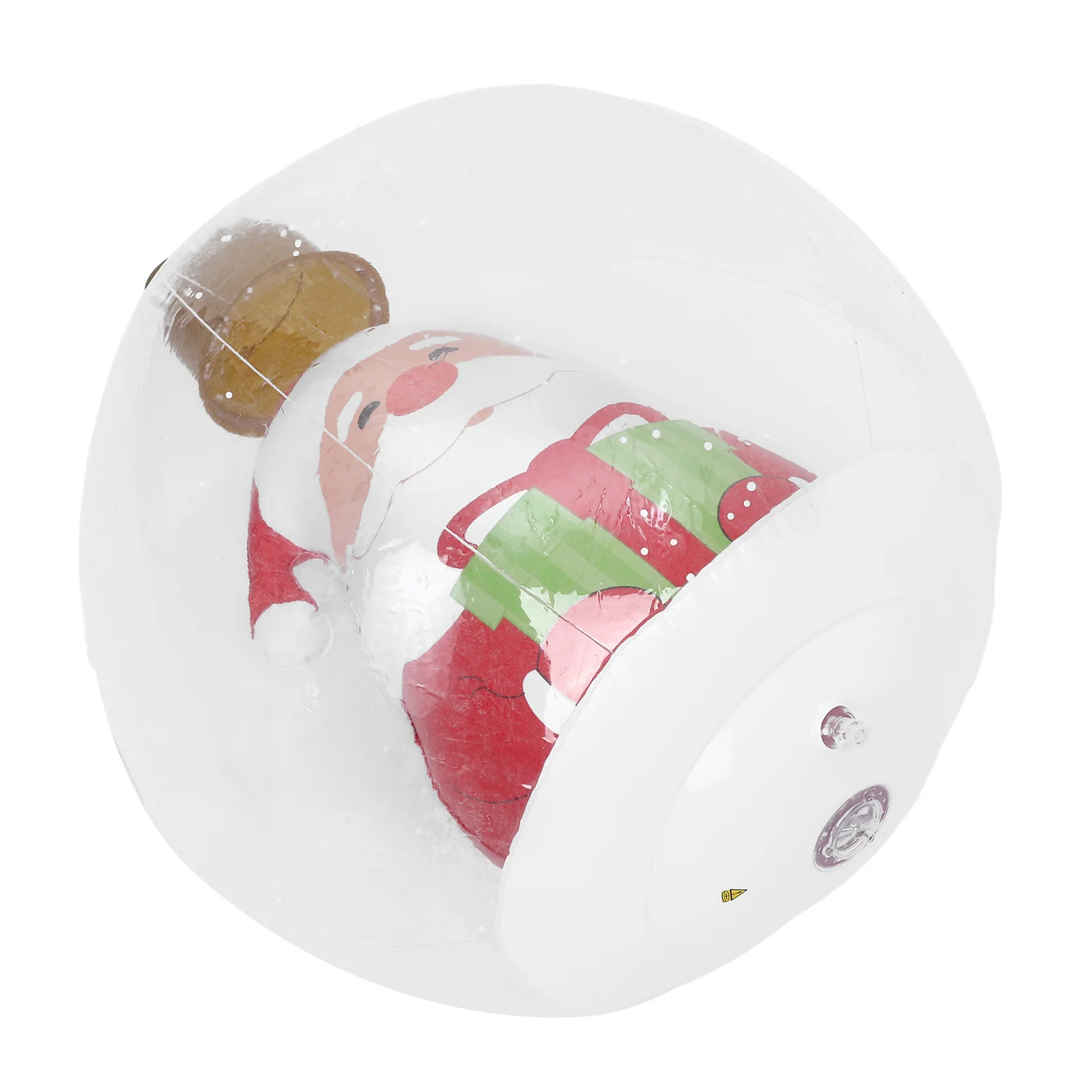 

23.6 Inch Giant Light Up Inflatable Christmas Ball Outdoor Yard Decoration Blow Up Bauble Stable Base PVC Inflatable Ornament