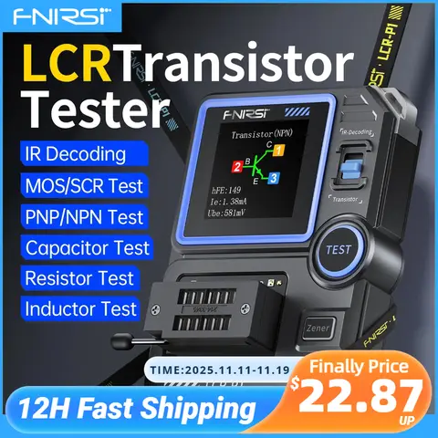 LCR P1 Transistor and Capacitance Tester FNIRSI