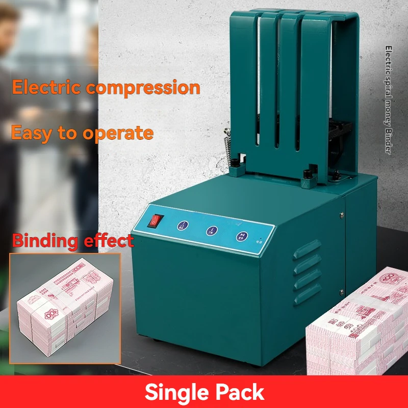 

Upgrade 168 Electric Spiral Small Manual RMB With Automatic Compression Intelligent Banknote Bundling Type Portable Bundling Mac