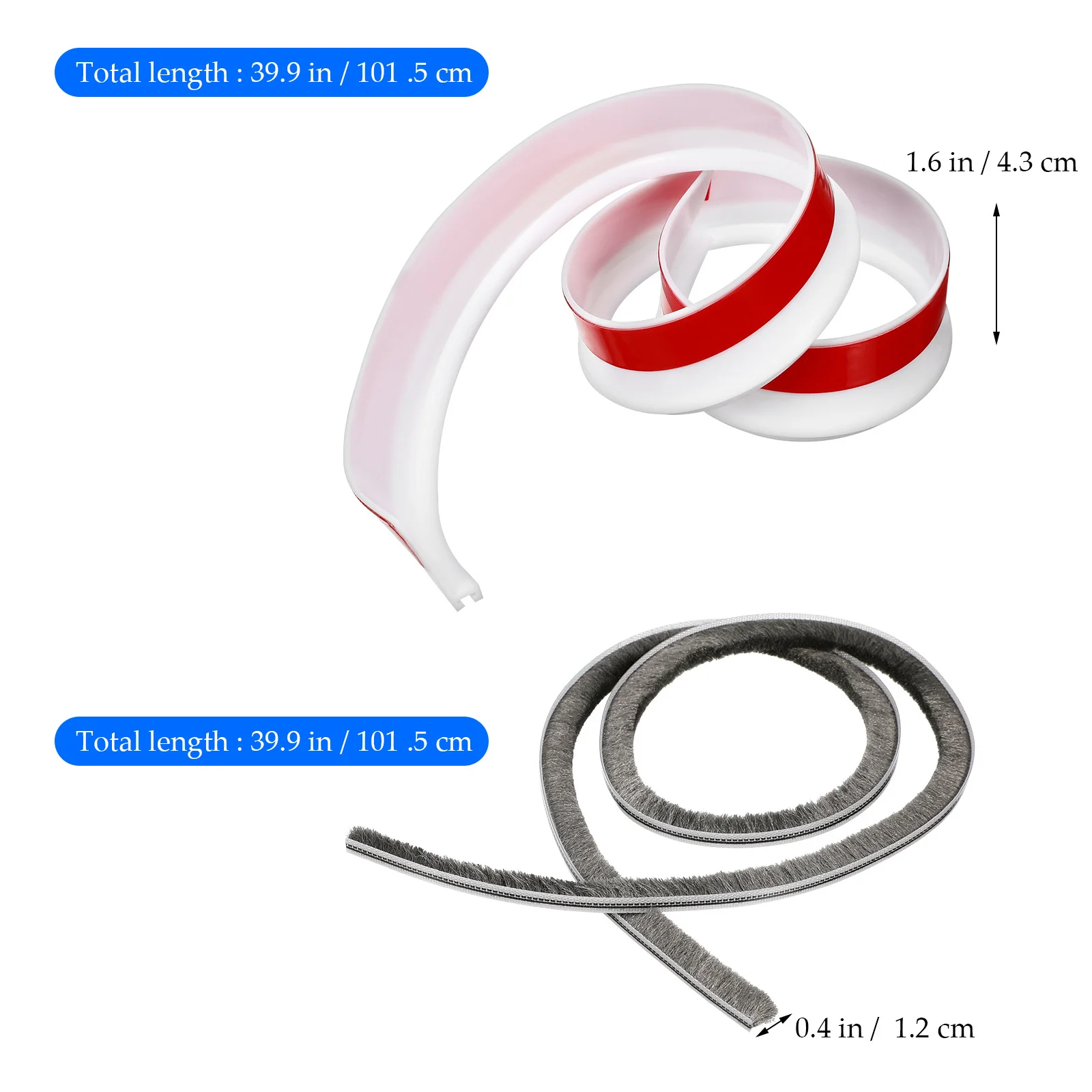 ドアシールストリップ 粘着式ドアスイープ隙間風防止 防音 ウェザーストリップ TPE製 フレキシブルウェザーシール ドア用