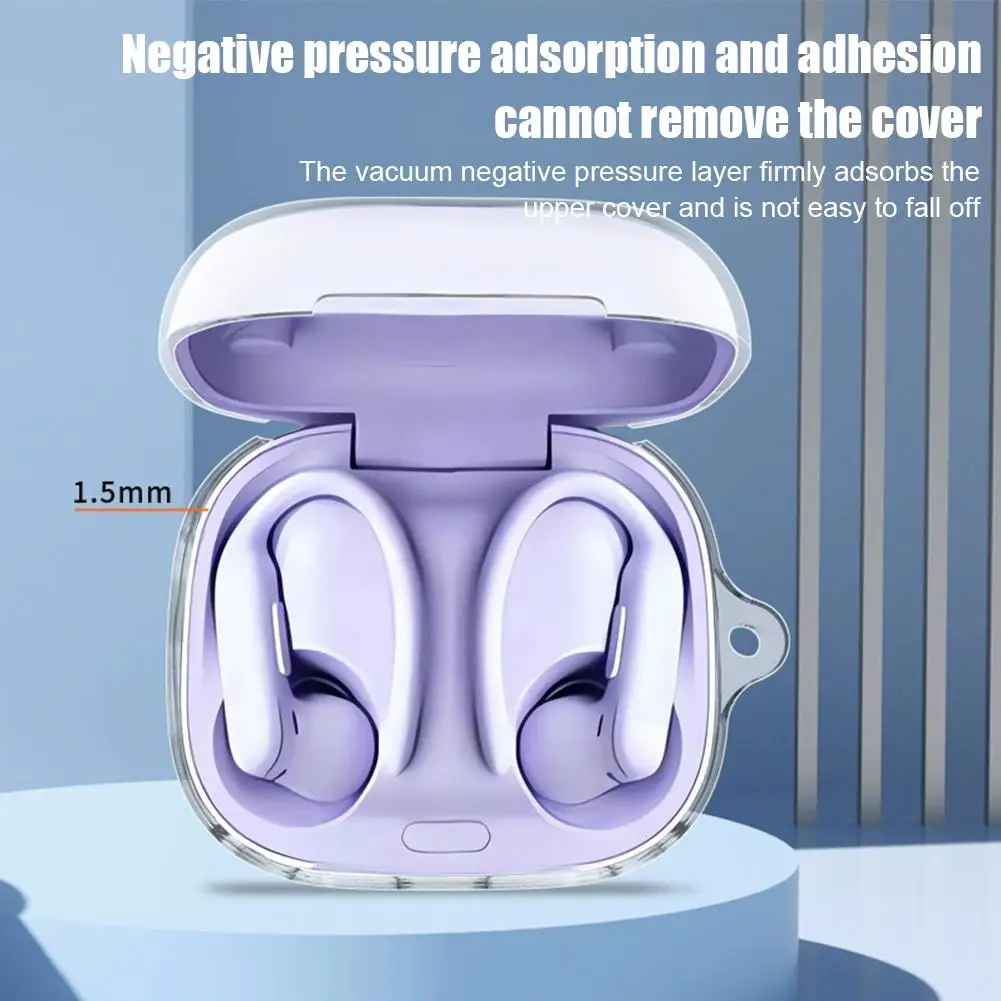 For Powerbeats Pro 2 TPU Transparent Case Anti Drop And Dustproof Charging Case Headphone Case