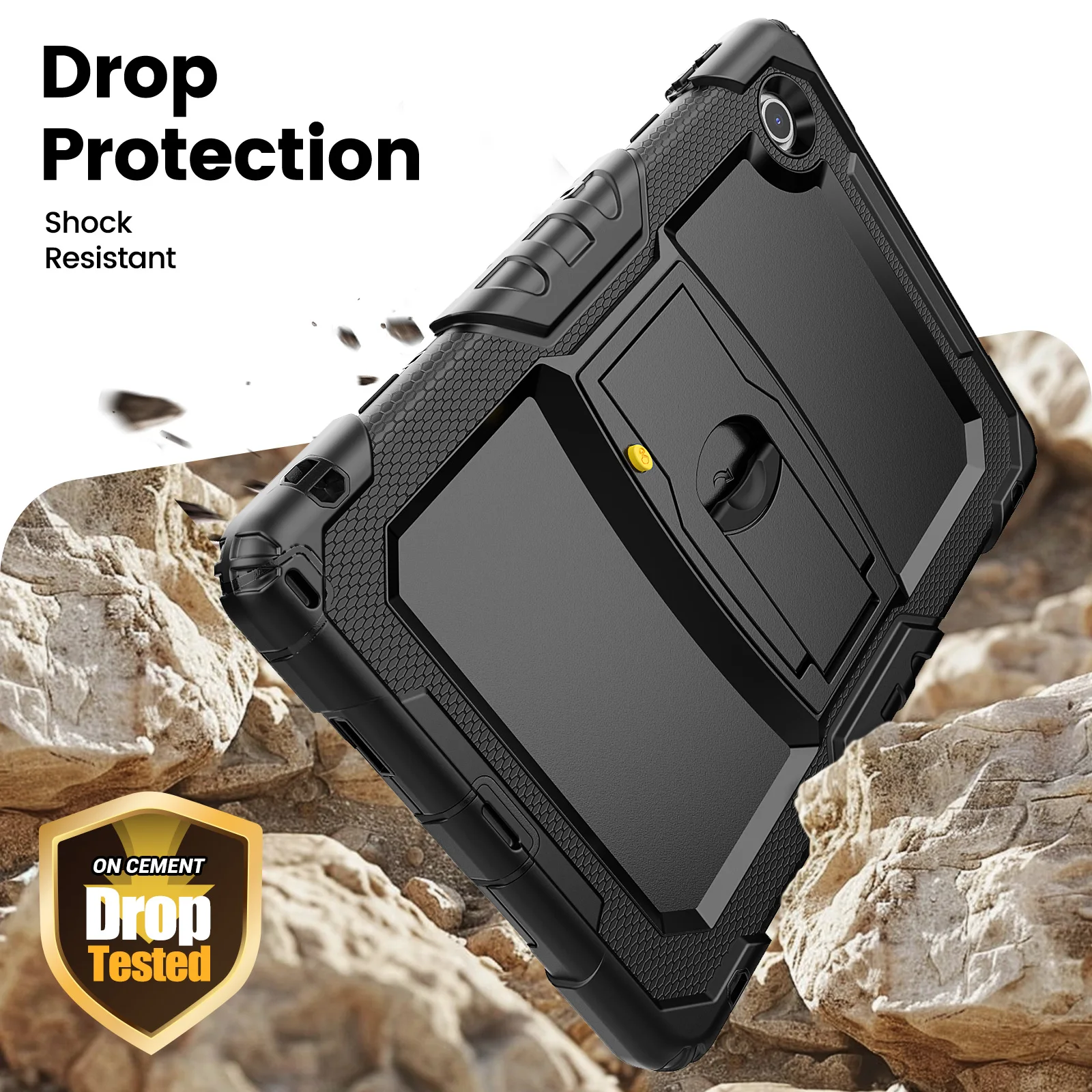 

3-Layers Stand Armor Case For Lenovo Tab 10.1 2025 K10C TB311FU TB311XU ZAEH0019IN ZAEH0180IN AEJ0054IN Heavy Duty Rugged Cover
