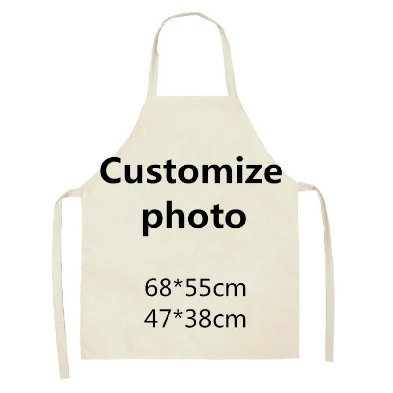 Plant Kitchen Apron Women Pinafore Child Apron 38-47cm Abstract Adult Apron Custom Logo Apron Household Cleaning Supplies 55-68