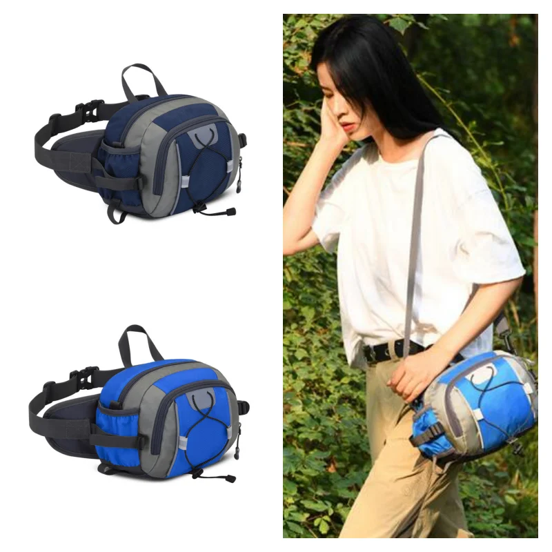 Outdoor Travel Shoulder Purse Belt Bag Fanny Pack Women Waist Bag Men Belt Pouch Female Fanny Pack Waterproof Phone Bag Running