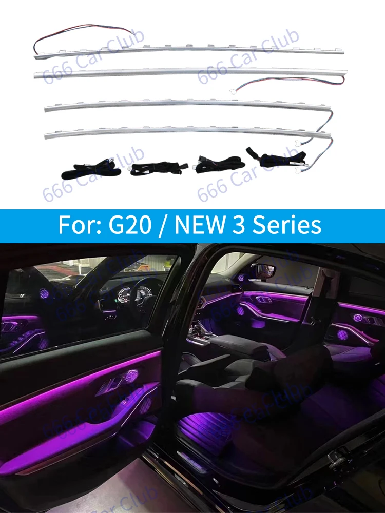 11 Farben LED Umgebungs licht für BMW G20 neue 3er Auto Innen Instrumenten tafel Sattel dekorative Lampe RGB Refit Zubehör
