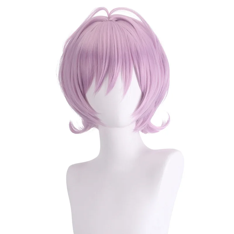 Peluca sintética larga púrpura para mujer, disfraz de Anime, fiesta, resistente al calor, línea de pelo Natural, uso diario