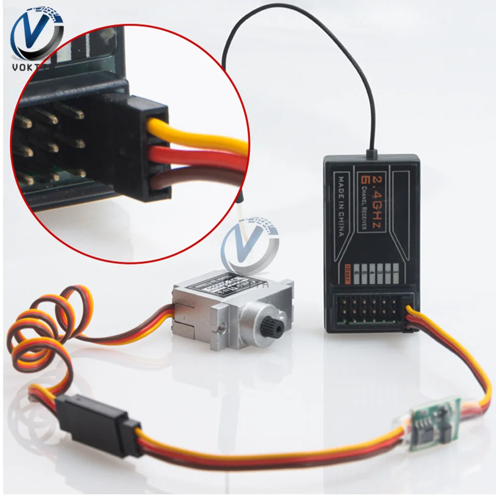 4-6 V/3.6-24V Servo Control Board Mini Universal Motor Control Module Servo Steering Gear Reverser Servo Inverter Signal