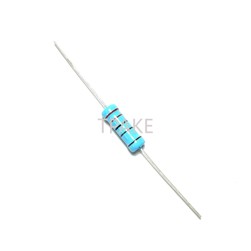 

100pcs Metal Film Resistor 3W 3 Watt 10/12/15/18/20/22/24/27/30/33/36/39/43/47/51/56/62/68/75/82/91 K R E Ohm