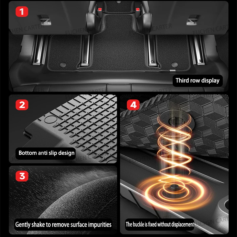 Thumbnail 4 - #50 New Carpet Car Floor Mats Arrivals